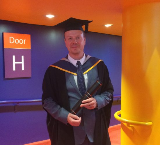 EOGB Technical Manager, Martin Cooke, Receives His Masters Degree